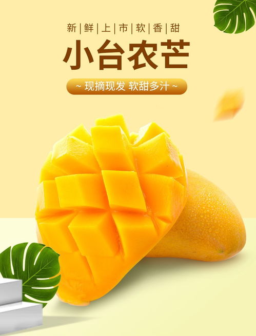 盛夏甜心 海南臺農芒果5斤裝，當季鮮甜順豐直達